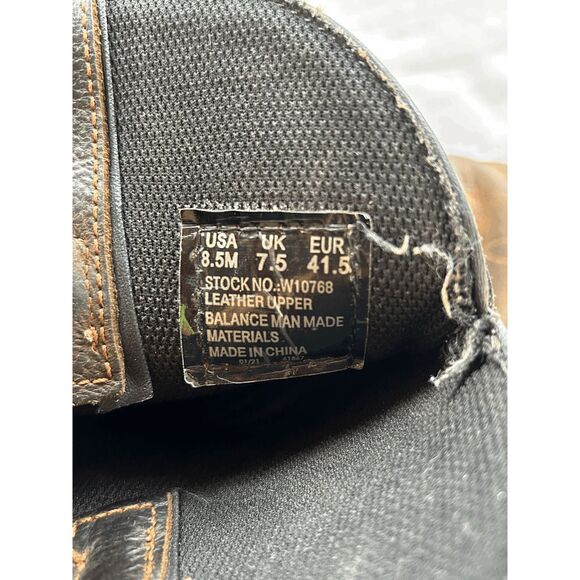 Men's Wolverine Western Work Boots, Size 8.5M Waterproof, Slip Resistant Brown - Picture 9 of 9